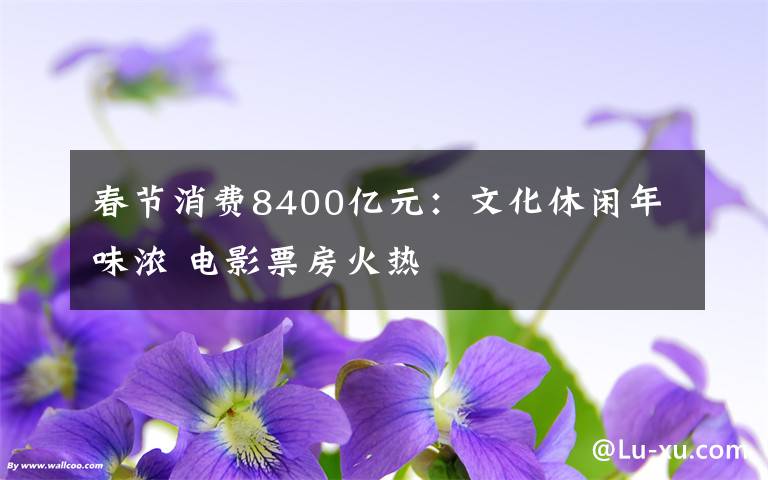 春节消费8400亿元：文化休闲年味浓 电影票房火热