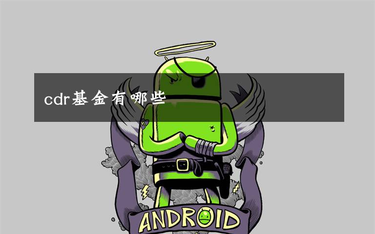 cdr基金有哪些文章配图