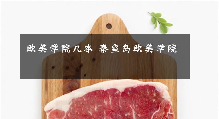 欧美学院几本 秦皇岛欧美学院文章配图