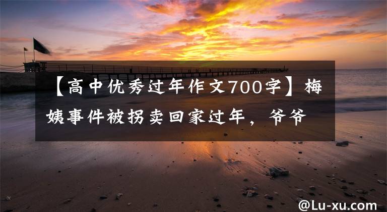 【高中优秀过年作文700字】梅姨事件被拐卖回家过年，爷爷放心地回家了