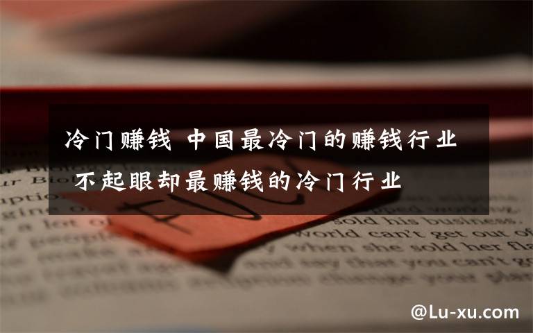 冷门赚钱 中国最冷门的赚钱行业 不起眼却最赚钱的冷门行业文章配图