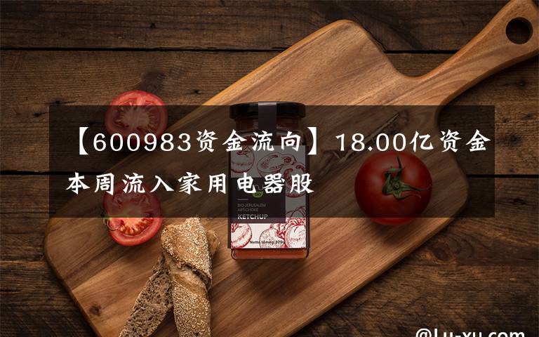 【600983资金流向】18.00亿资金本周流入家用电器股