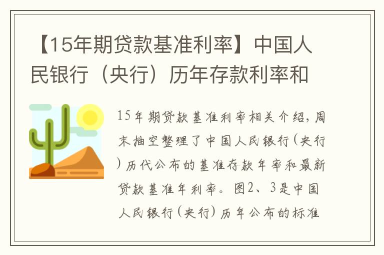 【15年期贷款基准利率】中国人民银行（央行）历年存款利率和最新贷款利率