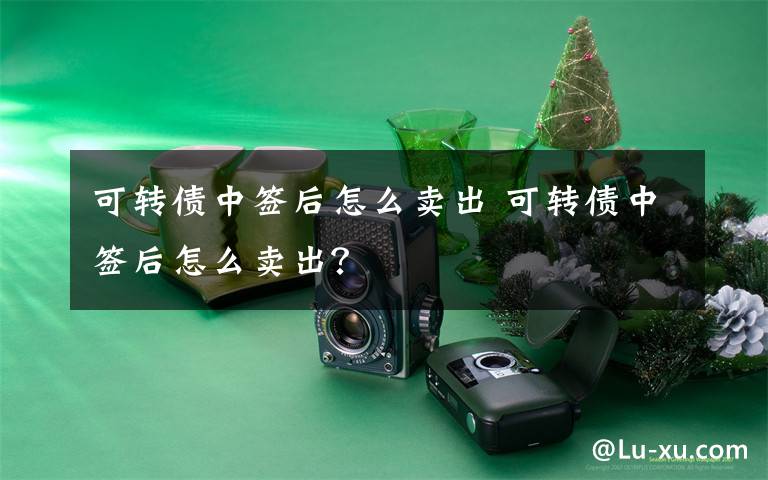 可转债中签后怎么卖出 可转债中签后怎么卖出？文章配图