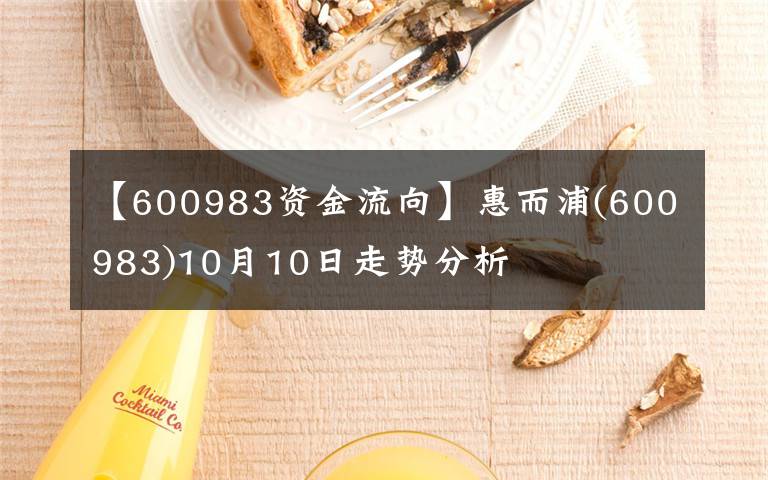 【600983资金流向】惠而浦(600983)10月10日走势分析