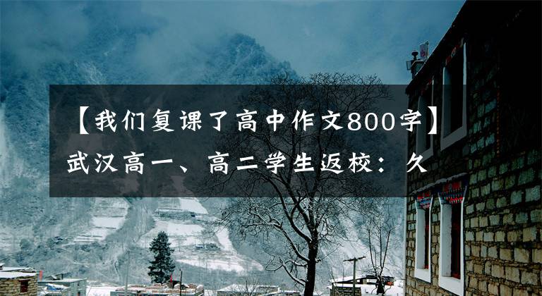 【我们复课了高中作文800字】武汉高一、高二学生返校：久别的校园，我们回来了