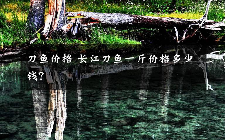 刀鱼价格 长江刀鱼一斤价格多少钱？文章配图