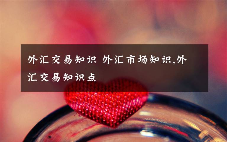 外汇交易知识 外汇市场知识,外汇交易知识点文章配图