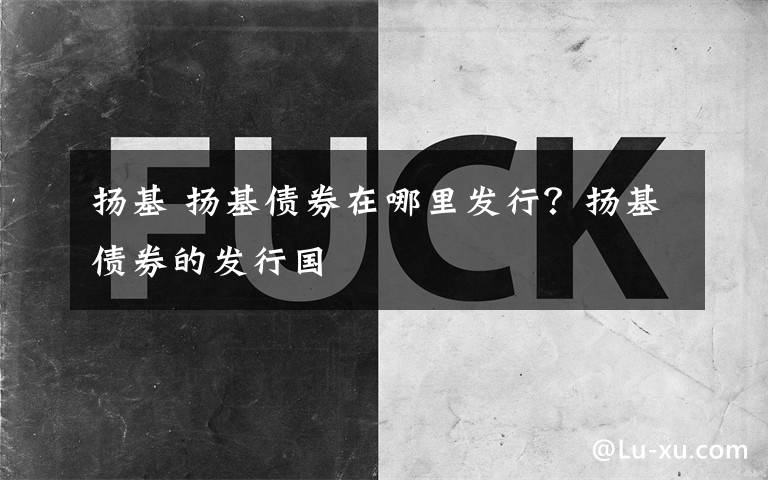 扬基 扬基债券在哪里发行？扬基债券的发行国文章配图