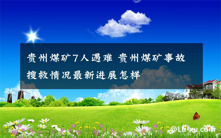 贵州煤矿7人遇难 贵州煤矿事故搜救情况最新进展怎样