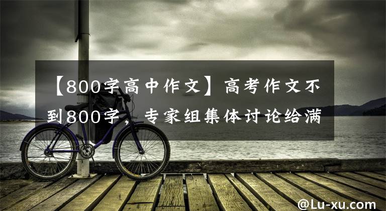 【800字高中作文】高考作文不到800字，专家组集体讨论给满分，看完文章后我理解了。