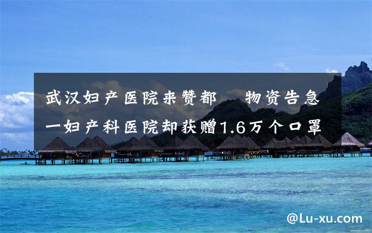 武汉妇产医院来赞都巿 物资告急一妇产科医院却获赠1.6万个口罩？湖北红十字会发更正说明