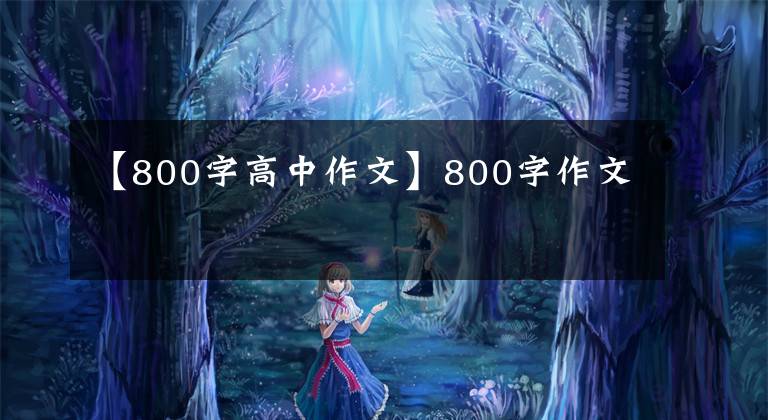 【800字高中作文】800字作文