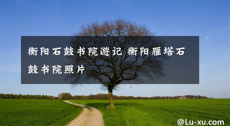 衡阳石鼓书院游记 衡阳雁塔石鼓书院照片文章配图