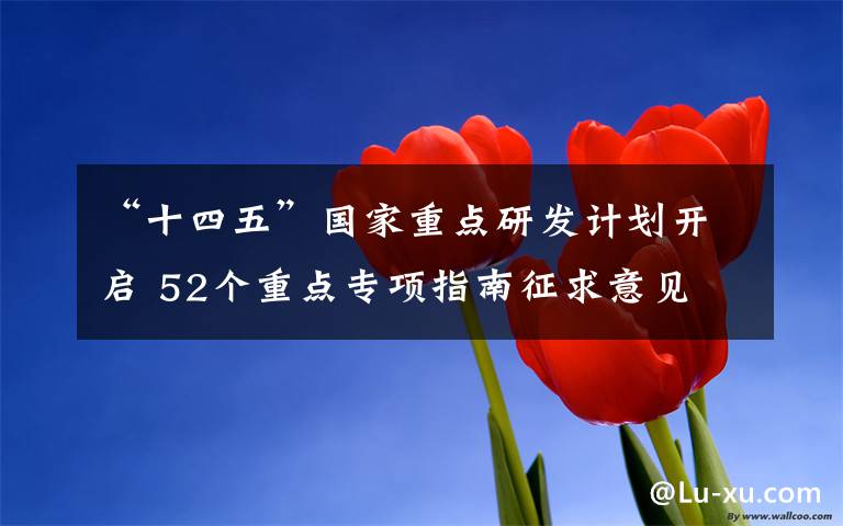 “十四五”国家重点研发计划开启 52个重点专项指南征求意见 到底什么情况呢？