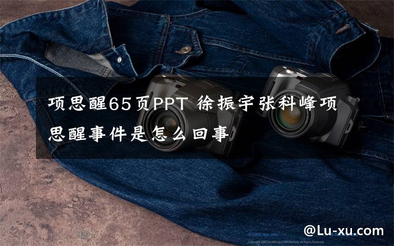项思醒65页PPT 徐振宇张科峰项思醒事件是怎么回事文章配图