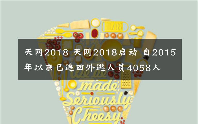 天网2018 天网2018启动 自2015年以来已追回外逃人员4058人文章配图