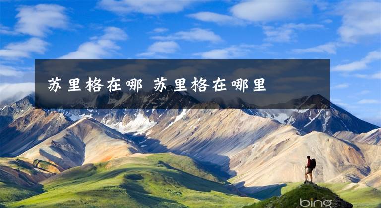 苏里格在哪 苏里格在哪里文章配图