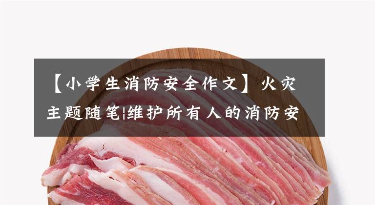 【小学生消防安全作文】火灾主题随笔|维护所有人的消防安全文章配图