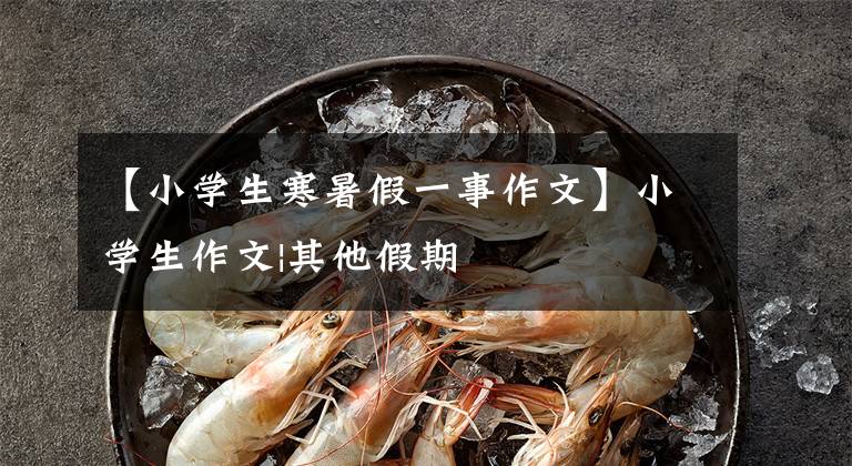 【小学生寒暑假一事作文】小学生作文|其他假期文章配图
