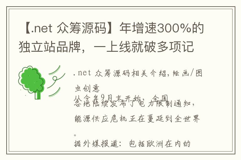 【.net 众筹源码】年增速300%的独立站品牌，一上线就破多项记录