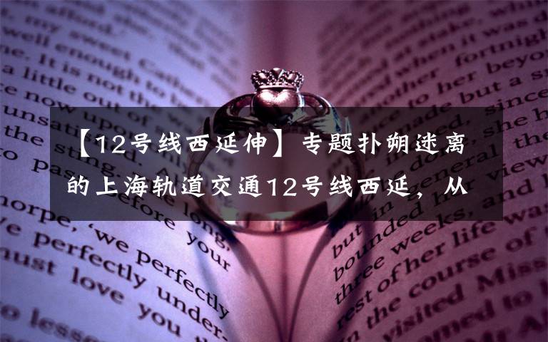 【12号线西延伸】专题扑朔迷离的上海轨道交通12号线西延，从七莘路站入松江走向未定