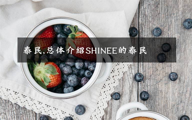 泰民,总体介绍SHINEE的泰民