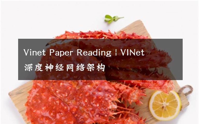 Vinet Paper Reading | VINet 深度神经网络架构