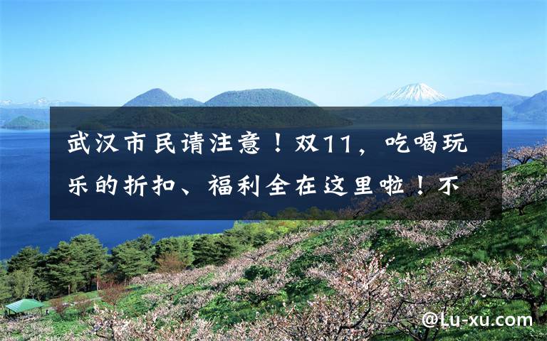 武汉市民请注意！双11，吃喝玩乐的折扣、福利全在这里啦！不看后悔！文章配图