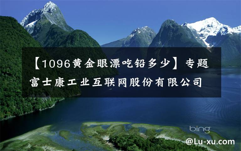 【1096黄金眼漂吃铅多少】专题富士康工业互联网股份有限公司首次公开发行A股股票发行公告