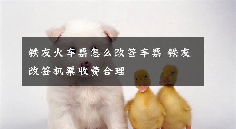 铁友火车票怎么改签车票 铁友改签机票收费合理文章配图