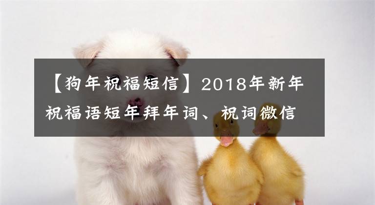 【狗年祝福短信】2018年新年祝福语短年拜年词、祝词微信短信