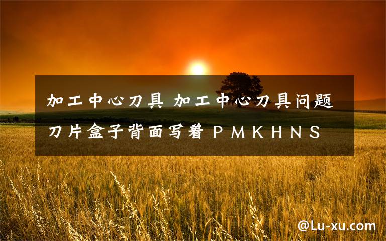 加工中心刀具 加工中心刀具问题刀片盒子背面写着 P M K H N S 各是指什么材料?