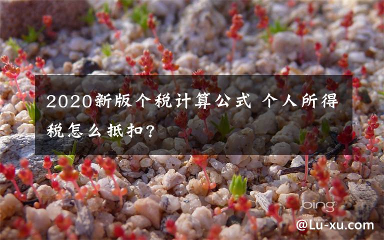2020新版个税计算公式 个人所得税怎么抵扣?文章配图