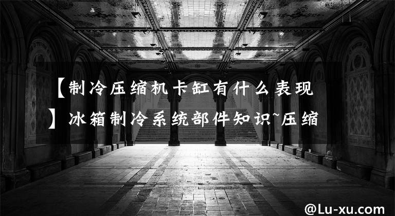 【制冷压缩机卡缸有什么表现】冰箱制冷系统部件知识~压缩机文章配图