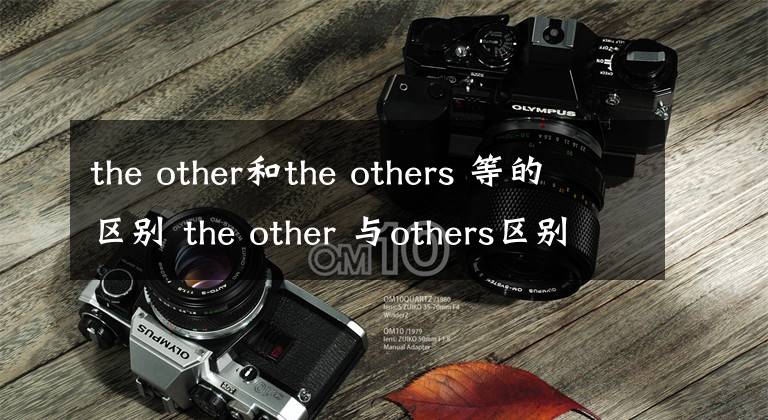 the other和the others 等的区别 the other 与others区别