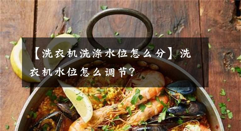 【洗衣机洗涤水位怎么分】洗衣机水位怎么调节？