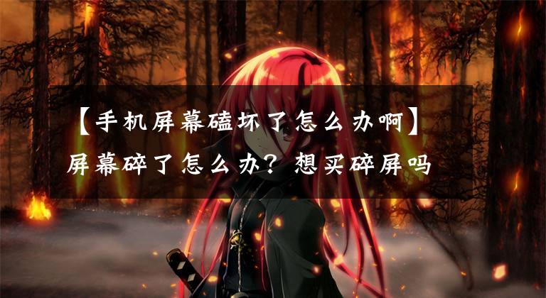 【手机屏幕磕坏了怎么办啊】屏幕碎了怎么办？想买碎屏吗？文章配图