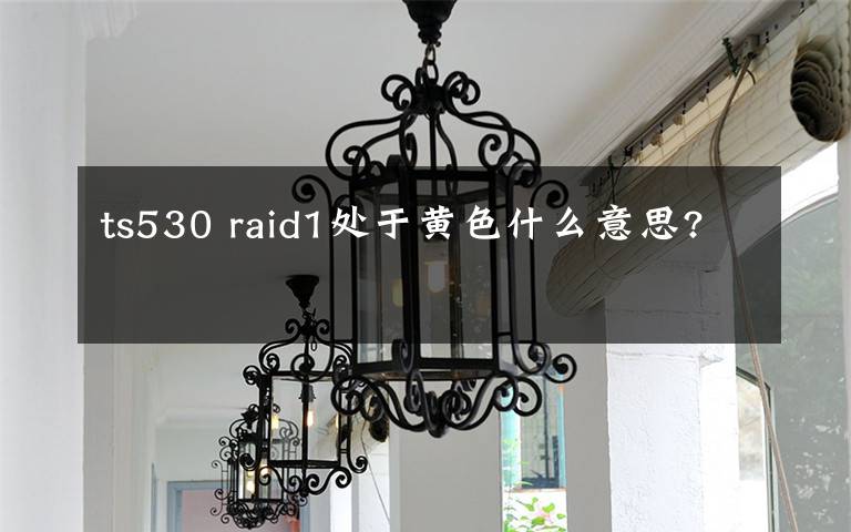 ts530 raid1处于黄色什么意思?