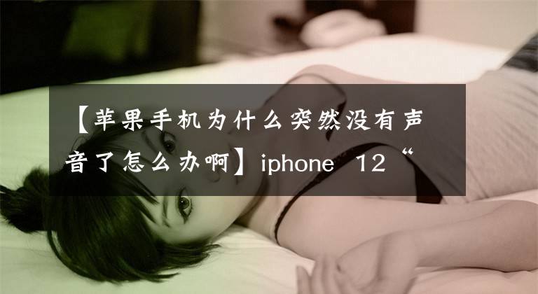 【苹果手机为什么突然没有声音了怎么办啊】iphone  12“静音”召回也中奖了吗？文章配图