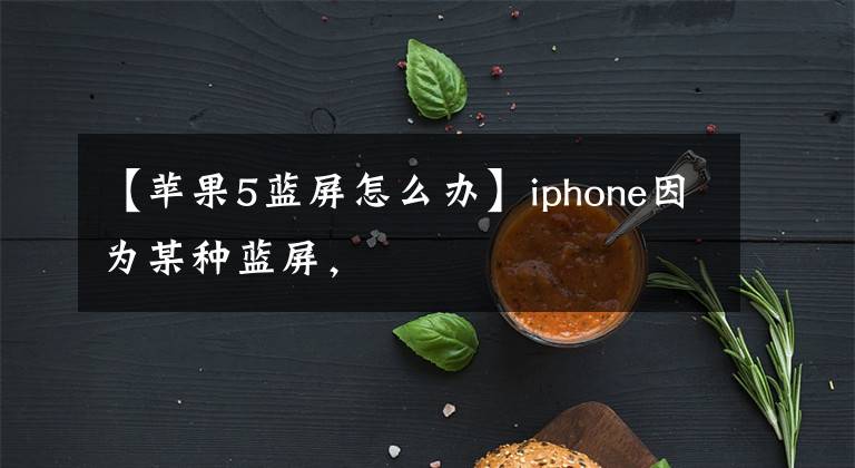 【苹果5蓝屏怎么办】iphone因为某种蓝屏，