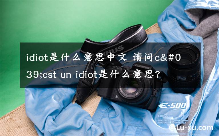 idiot是什么意思中文 请问c'est un idiot是什么意思?