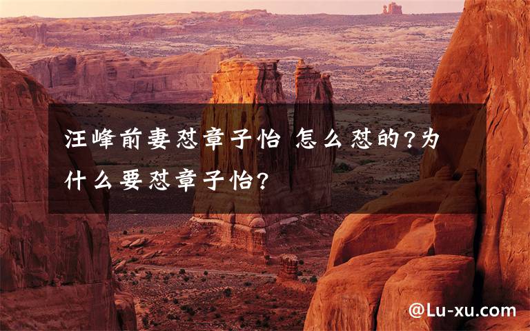 汪峰前妻怼章子怡 怎么怼的?为什么要怼章子怡?文章配图