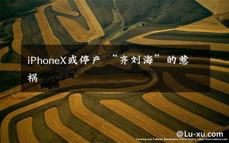 iPhoneX或停产 “齐刘海”的惹祸文章配图