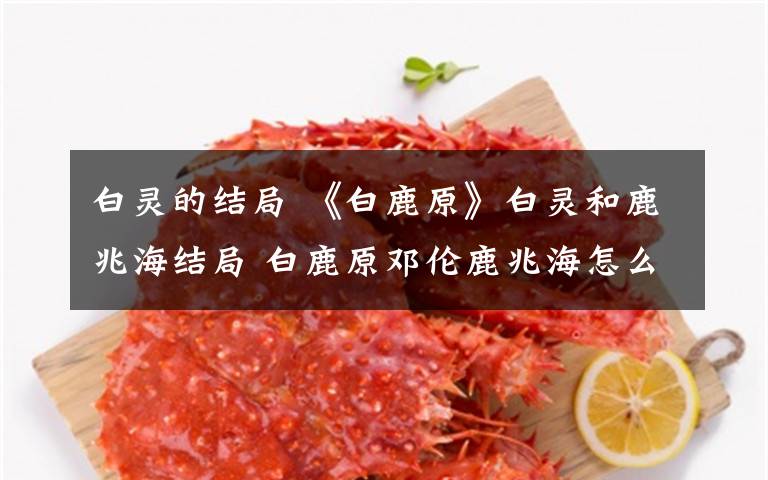白灵的结局 《白鹿原》白灵和鹿兆海结局 白鹿原邓伦鹿兆海怎么死的附剧情介绍文章配图