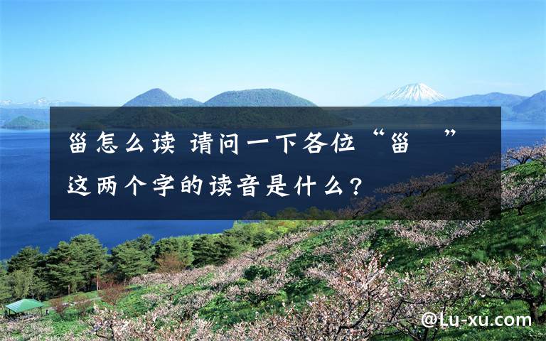 甾怎么读 请问一下各位“甾冝”这两个字的读音是什么?