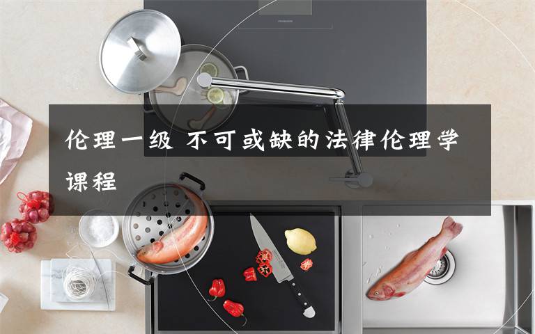 伦理一级 不可或缺的法律伦理学课程文章配图