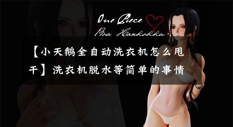 【小天鹅全自动洗衣机怎么甩干】洗衣机脱水等简单的事情一分钟就能学会文章配图