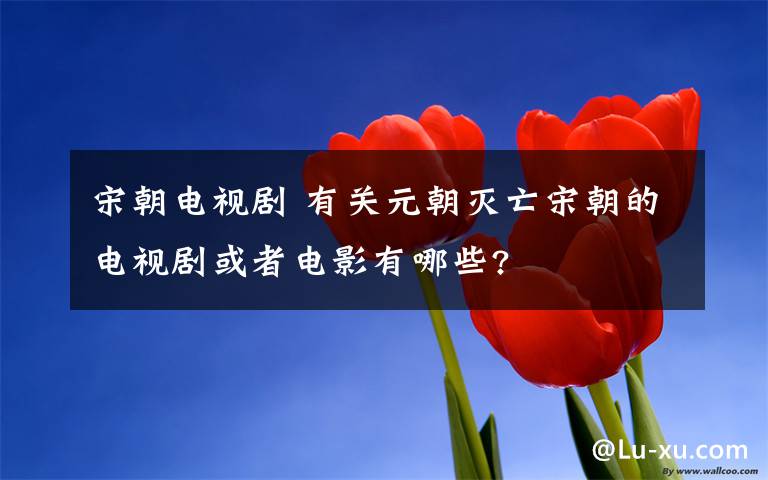 宋朝电视剧 有关元朝灭亡宋朝的电视剧或者电影有哪些?