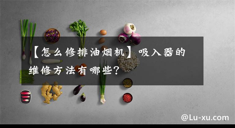 【怎么修排油烟机】吸入器的维修方法有哪些？